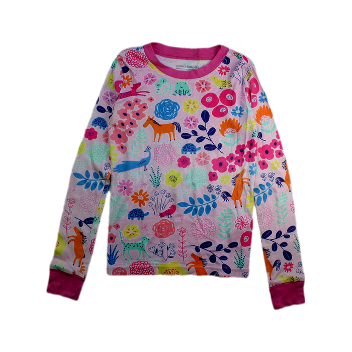 A Multicolour Pyjama Sets from Pottery Barn in size 8Y for girl. (Front View)