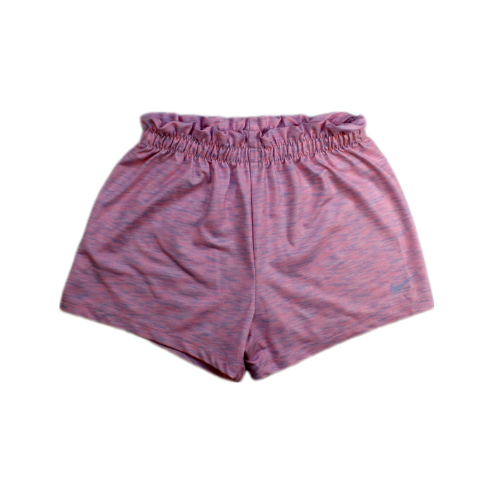 A Pink Shorts from Nike in size 6T for girl. (Front View)