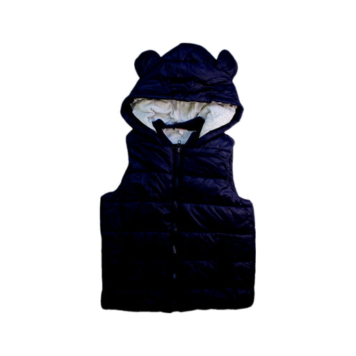 A Navy Outerwear Vests from Seed in size 6T for boy. (Front View)