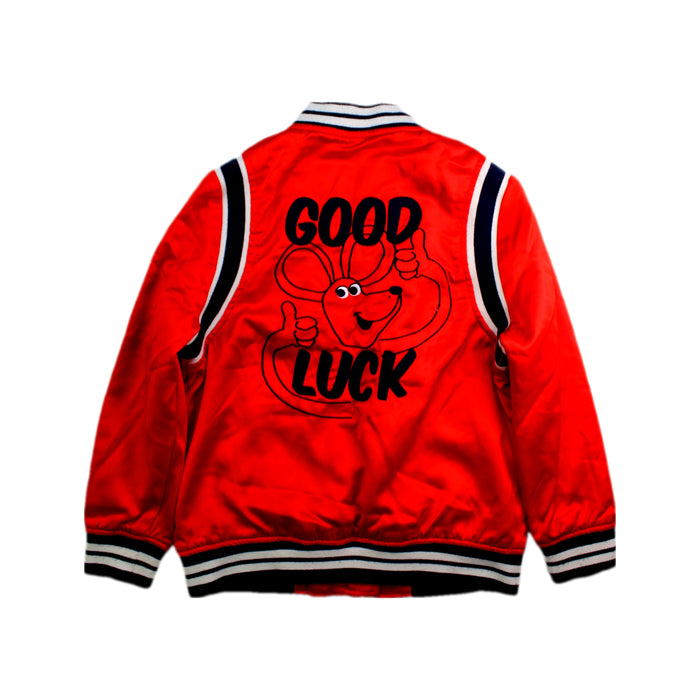 A Red Lightweight Jackets from Seed in size 7Y for boy. (Back View)