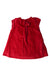 A Red Short Sleeve Dresses from Jacadi in size 6-12M for girl. (Front View)