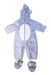 A Grey Onesies from Chickeeduck in size 6-12M for boy. (Front View)