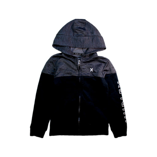 A Black Lightweight Jackets from Hurley in size 7Y for boy. (Front View)