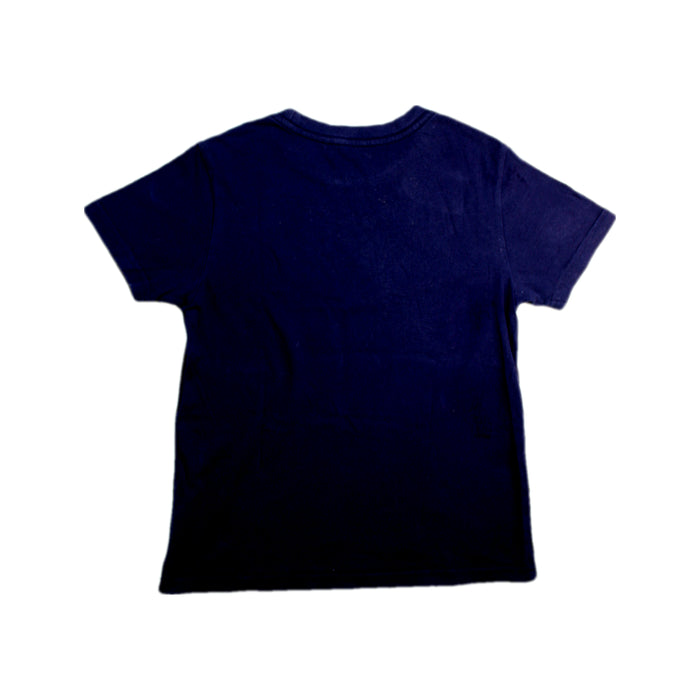 A Navy Short Sleeve T Shirts from Polo Ralph Lauren in size 6T for boy. (Back View)