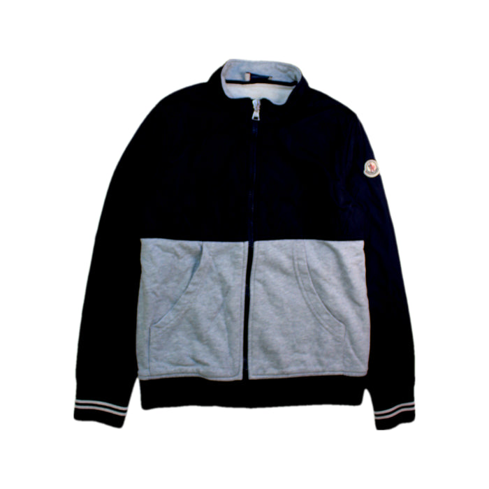 A Black Lightweight Jackets from Moncler in size 10Y for boy. (Front View)