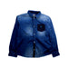 A Blue Long Sleeve Shirts from Emporio Armani in size 8Y for boy. (Front View)
