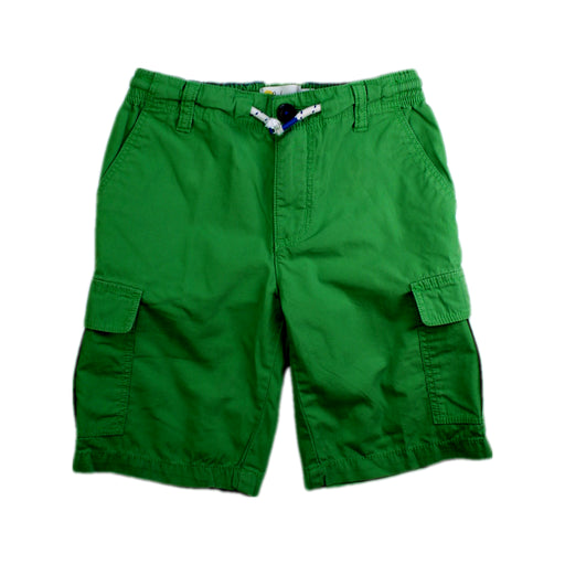 A Green Shorts from Boden in size 7Y for boy. (Front View)