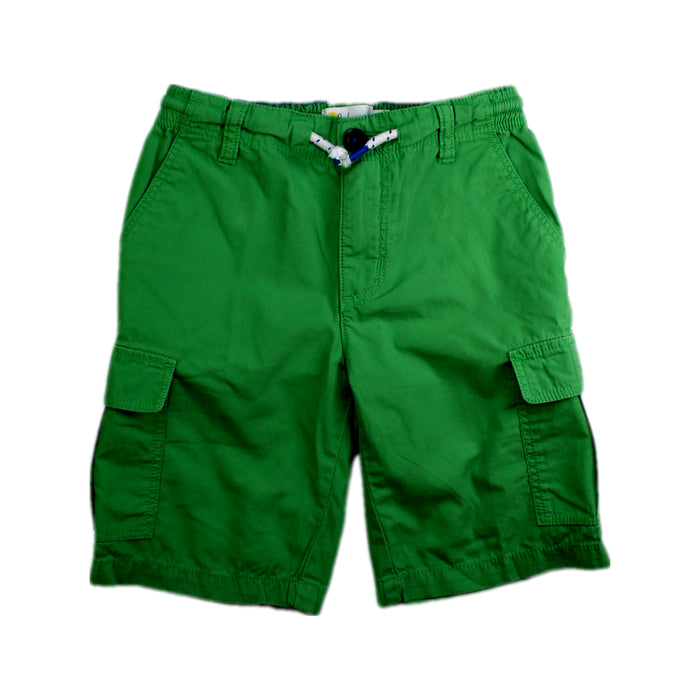 A Green Shorts from Boden in size 7Y for boy. (Front View)