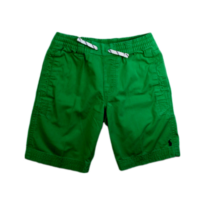 A Green Shorts from Polo Ralph Lauren in size 6T for boy. (Front View)