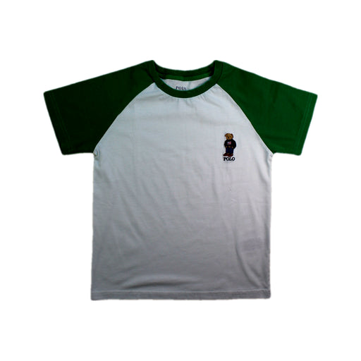 A Green Short Sleeve T Shirts from Polo Ralph Lauren in size 6T for boy. (Front View)