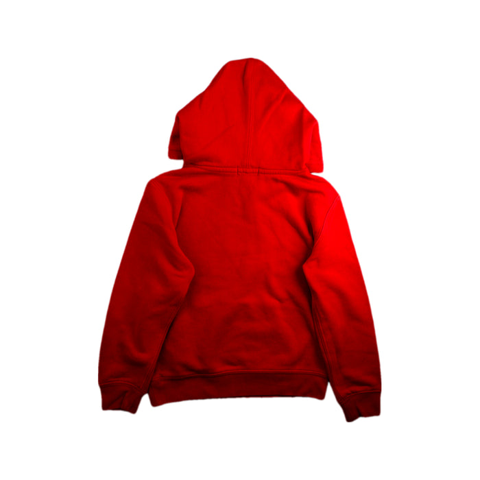 A Red Hooded Sweatshirts from Polo Ralph Lauren in size 7Y for boy. (Back View)