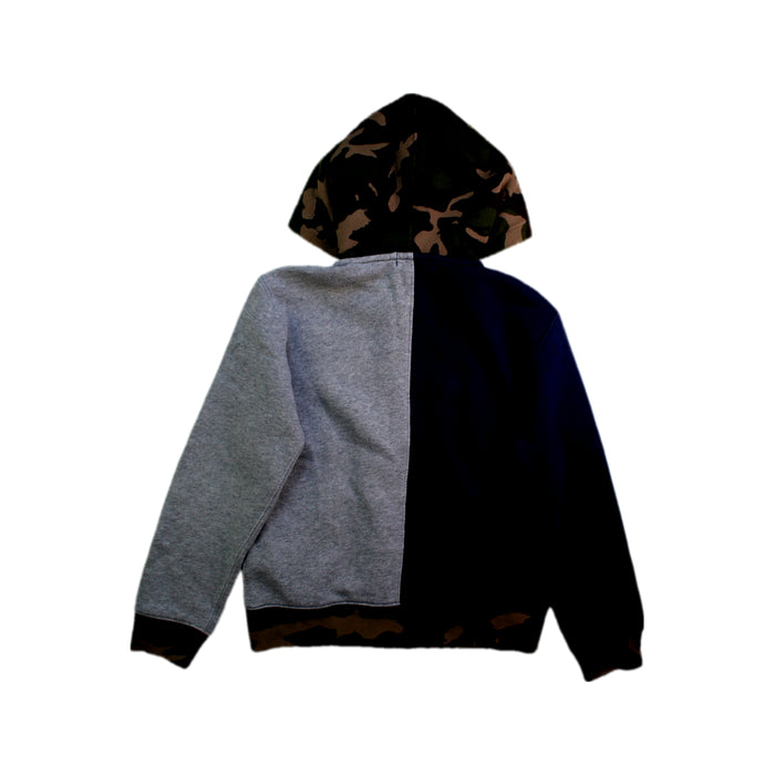 A Grey Hooded Sweatshirts from Polo Ralph Lauren in size 7Y for boy. (Back View)
