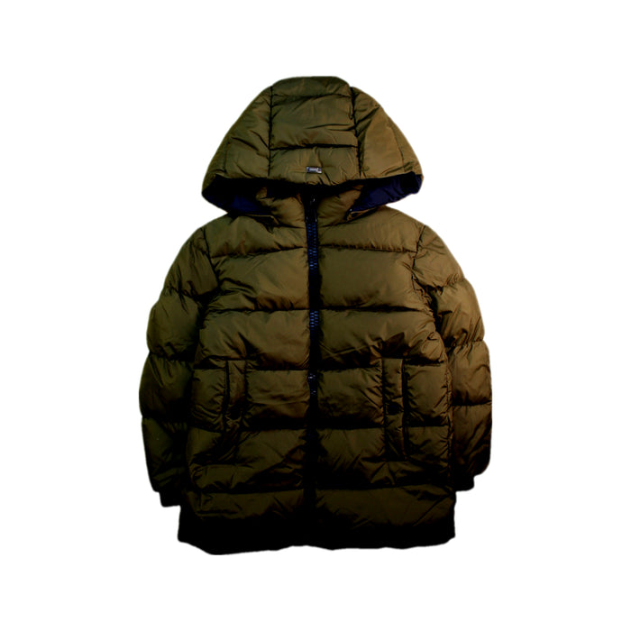 A Green Puffer/Quilted Coats & Outerwear from Herno in size 6T for boy. (Front View)