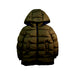 A Green Puffer/Quilted Coats & Outerwear from Herno in size 6T for boy. (Front View)