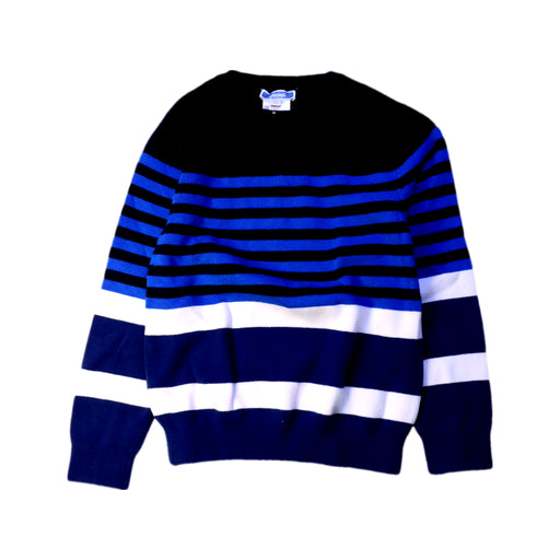 A Blue Crewneck Sweatshirts from Jacadi in size 6T for boy. (Front View)