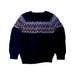 A Navy Knit Sweaters from Seed in size 5T for boy. (Back View)
