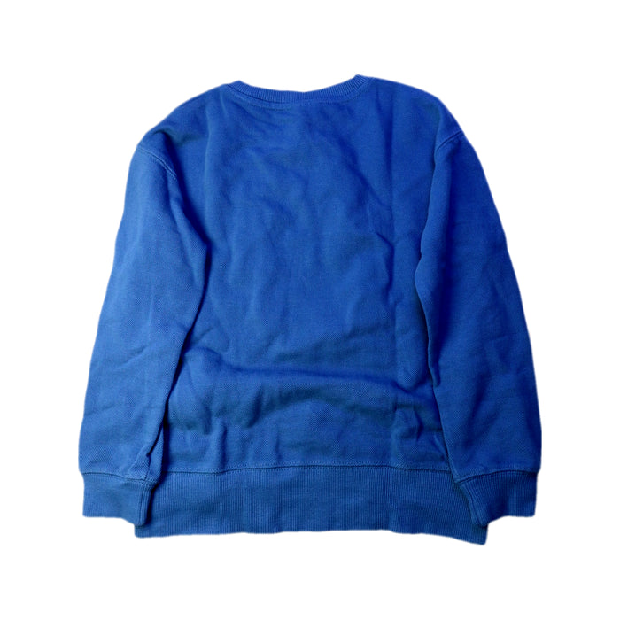 A Blue Crewneck Sweatshirts from Seed in size 7Y for boy. (Back View)