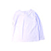 A White Long Sleeve Tops from Jacadi in size 6T for girl. (Front View)