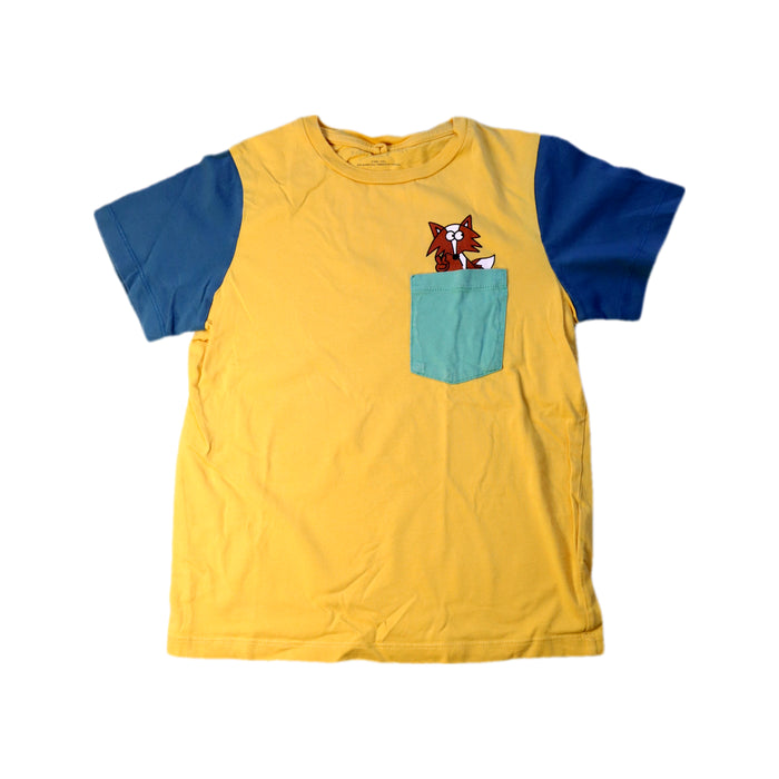 A Yellow Short Sleeve T Shirts from Stella McCartney in size 8Y for boy. (Front View)