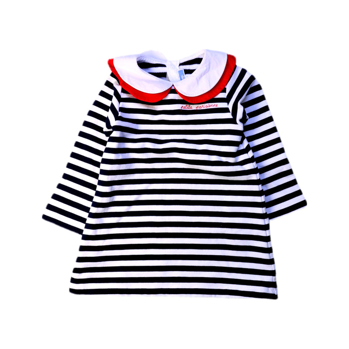 A Black Long Sleeve Dresses from Jacadi in size 2T for girl. (Front View)