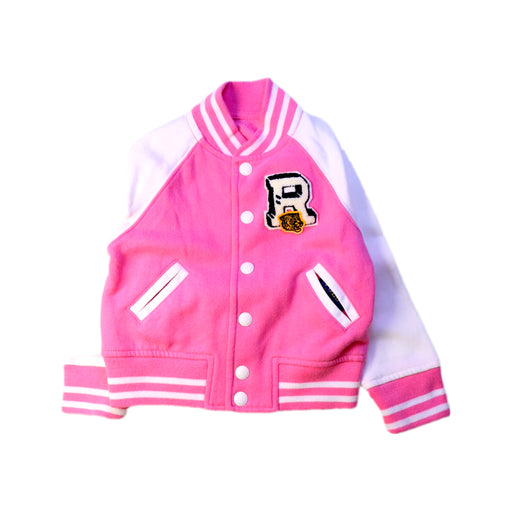 A Pink Lightweight Jackets from Polo Ralph Lauren in size 2T for girl. (Front View)