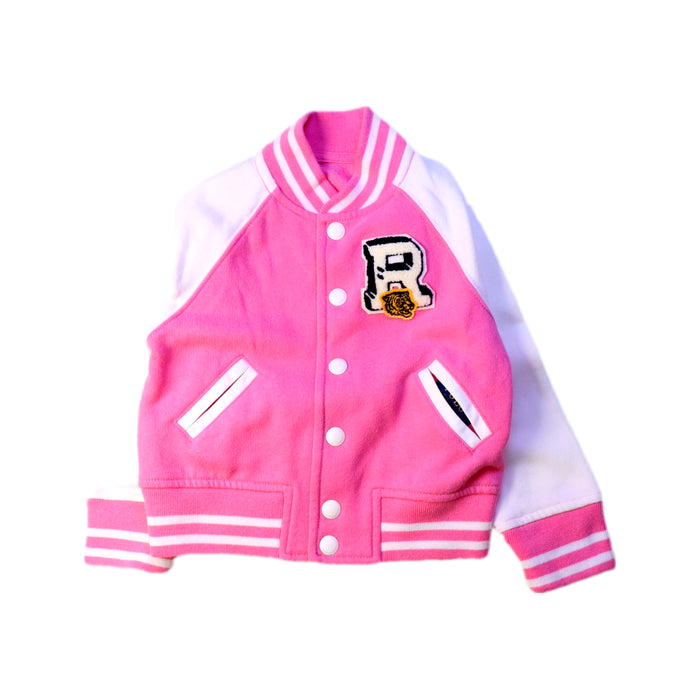 A Pink Lightweight Jackets from Polo Ralph Lauren in size 2T for girl. (Front View)