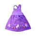 A Purple Overall Dresses from Jojo Maman Bébé in size 12-18M for girl. (Front View)
