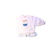 A White Crewneck Sweatshirts from Petit Main in size 12-18M for girl. (Front View)