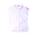A White Short Sleeve Shirts from Miki House in size 18-24M for girl. (Front View)