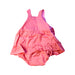 A Pink Sleeveless Rompers from Miki House in size 18-24M for girl. (Back View)