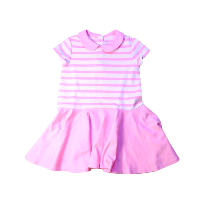 A Pink Short Sleeve Dresses from Ralph Lauren in size 12-18M for girl. (Front View)