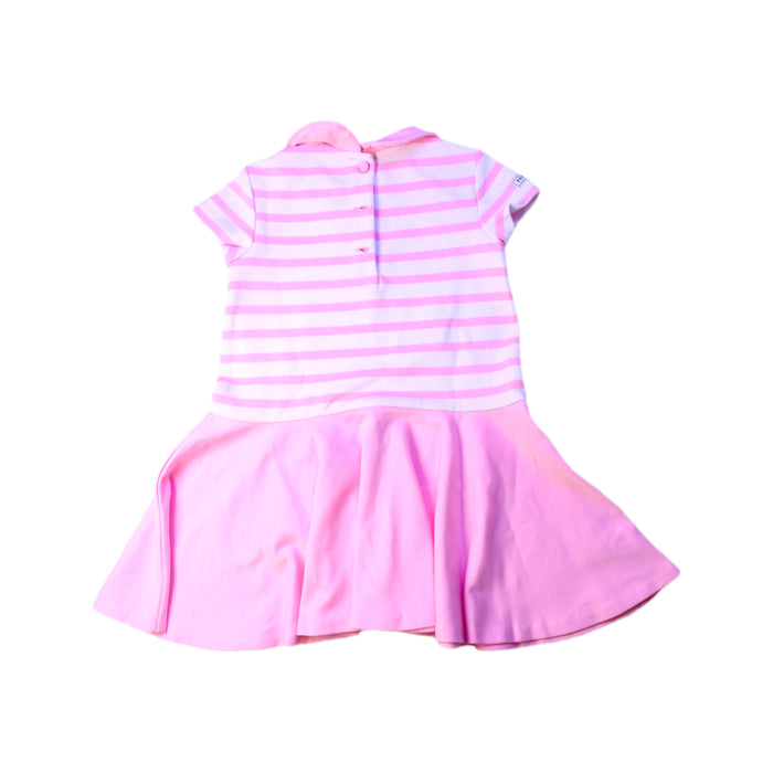 A Pink Short Sleeve Dresses from Ralph Lauren in size 12-18M for girl. (Back View)