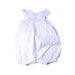A White Sleeveless Rompers from Rachel Riley in size 6-12M for girl. (Front View)