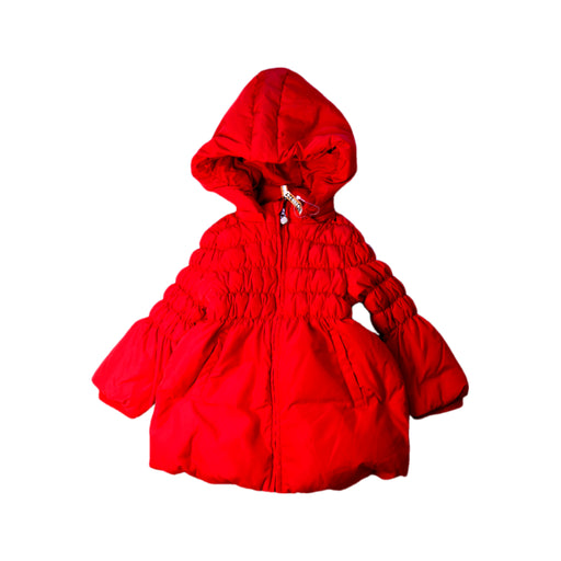 A Red Puffer/Quilted Coats & Outerwear from Armani in size 12-18M for girl. (Front View)