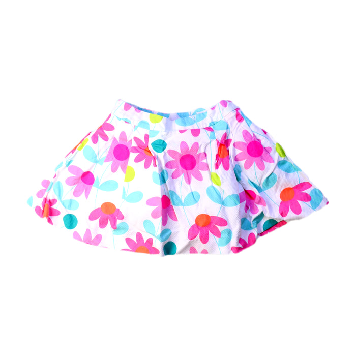 A Multicolour Short Skirts from Jacadi in size 4T for girl. (Front View)