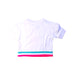 A White Short Sleeve T Shirts from Jacadi in size 3T for girl. (Back View)