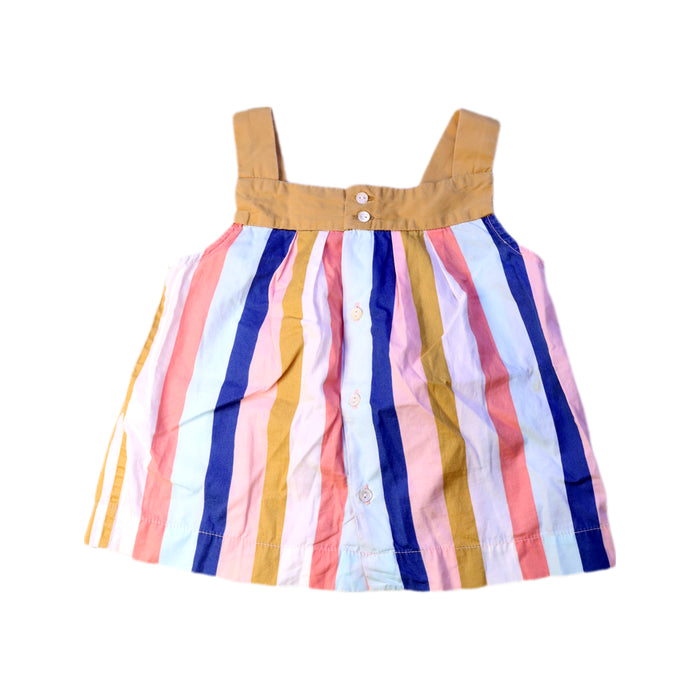A Multicolour Sleeveless Tops from Bonpoint in size 4T for girl. (Back View)