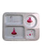 A White Utensils & Containers from Jacadi in size 6-12M for girl. (Front View)