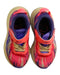 A Purple Sneakers from ASICS in size 4T for girl. (Back View)