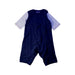 A Blue Long Sleeve Rompers from Familiar in size 12-18M for boy. (Back View)