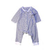 A White Onesies from Petit Bateau in size 3-6M for neutral. (Front View)