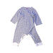 A White Onesies from Petit Bateau in size 3-6M for neutral. (Back View)