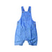 A Blue Overall Shorts from Petit Bateau in size 12-18M for neutral. (Front View)