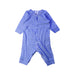 A Blue Long Sleeve Rompers from Petit Bateau in size 3-6M for boy. (Front View)