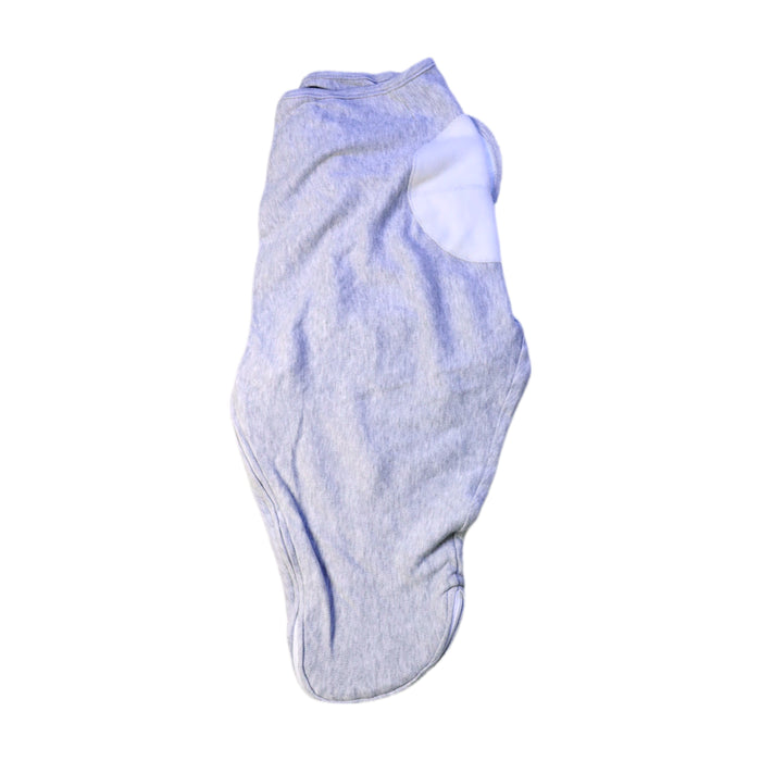 A Grey Sleepsacs from Aden & Anais in size 0-3M for neutral. (Back View)