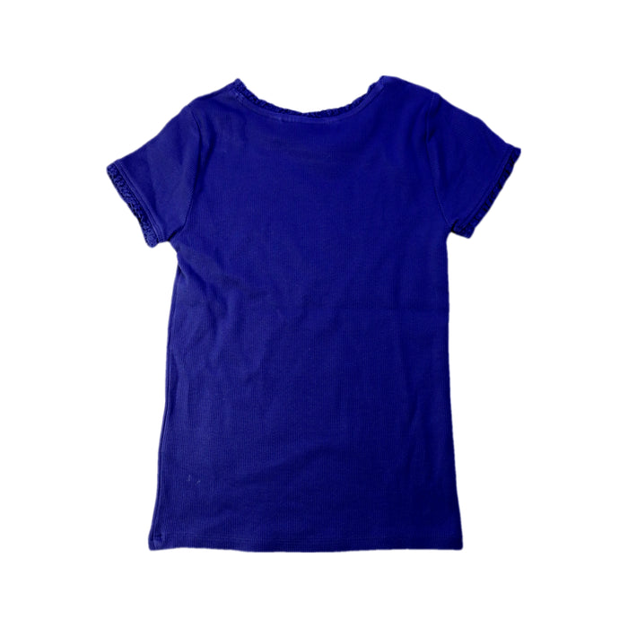A Purple Short Sleeve Tops from Boden in size 8Y for girl. (Back View)