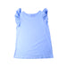 A Blue Sleeveless Tops from Jacadi in size 8Y for girl. (Front View)
