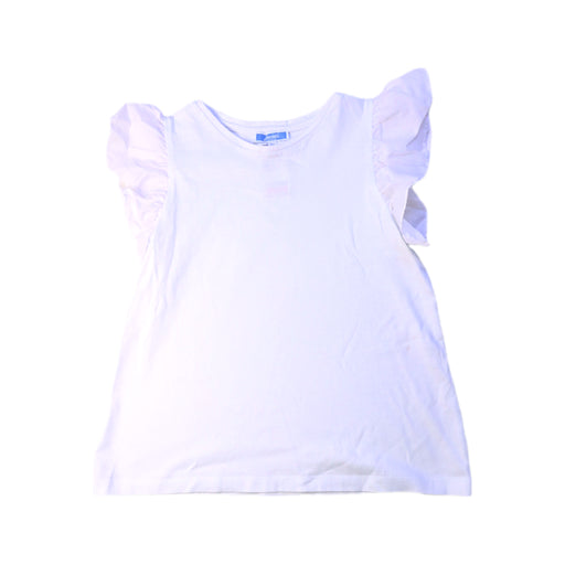 A White Sleeveless Tops from Jacadi in size 8Y for girl. (Front View)