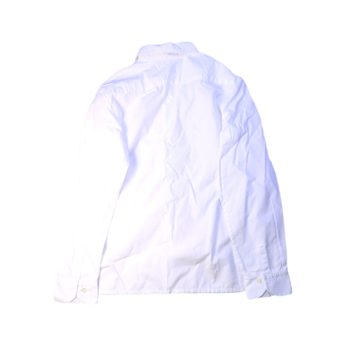 A White Long Sleeve Shirts from Bonpoint in size 12Y for boy. (Back View)