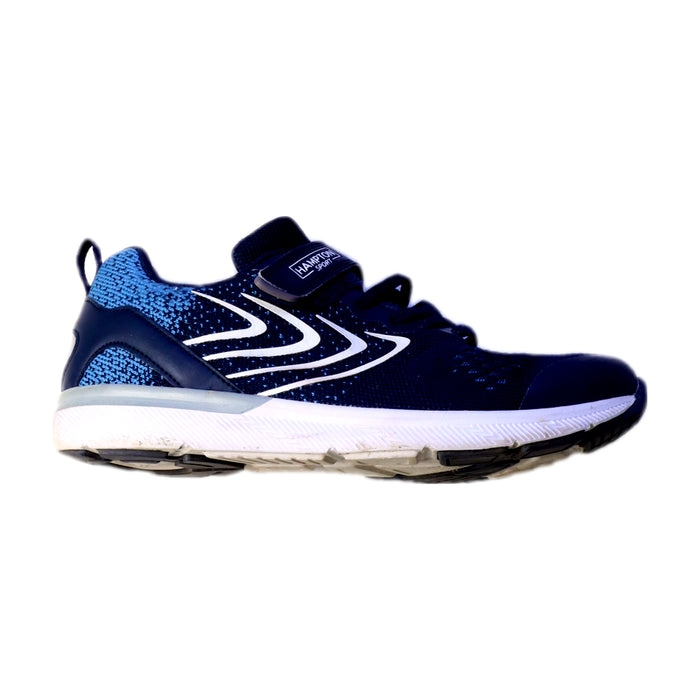 A Blue Sneakers from Hampton Sports in size 12Y for boy. (Front View)